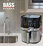 Безмаслена аерофритюрниця Bass Polska BH 10875 з функцією багатофункціональної печі 65 л та потужністю 2200 Вт, фото 7