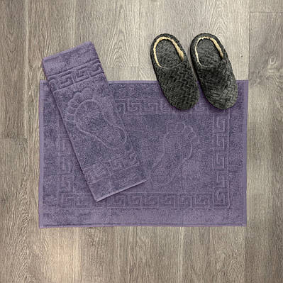 Рушник (50х70 см) махровий Aisha Ніжки колір лавандовий (86-037)
