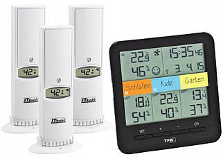 Цифровий термогігрометр TFA Klima&Home WeatherHub 30.3060.01.IT | Вимірювання температури та вологості, Контроль клімату вдома