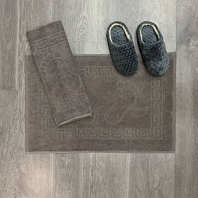 Рушник (50х70 см) махровий Aisha Ніжки колір какао (86-038)