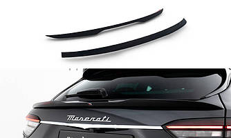 Спойлер Maserati Levante (16-24) тюнінг обвіс сабля (V2 під склом)