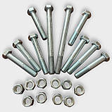 Болт М12x70/80/150 штанги реактивної ВАЗ 2101-07 (к-т 10 шт. з гайками с/к), фото 2