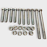 Болт М12x70/80/150 штанги реактивної ВАЗ 2101-07 (к-т 10 шт. з гайками с/к), фото 4