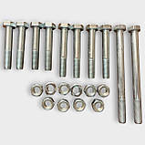 Болт М12x70/80/150 штанги реактивної ВАЗ 2101-07 (к-т 10 шт. з гайками с/к), фото 3