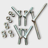 Болт М12x70/80/150 штанги реактивної ВАЗ 2101-07 (к-т 10 шт. з гайками с/к), фото 7