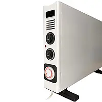 Обігрівач  конвекторний електричний LEX LXZCH04FT з турбовентилятором і регульованим термостатом на 2000 Вт