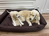 Лежак для собак Harley and Cho Dreamer Brown Waterproof L 90x60 cm Коричневий Вологостійкий