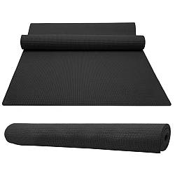 Килимок для йоги та фітнесу 173х61х0,5 см, Чорний / EVA килимок для спорту / Мат для йоги / Йогомат