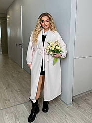 Кардиган в'язаний довгий