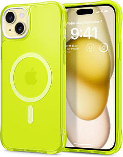 Чохол Spigen Cyrill UltraSheer MagSafe Lime для iPhone 15 ACS06828