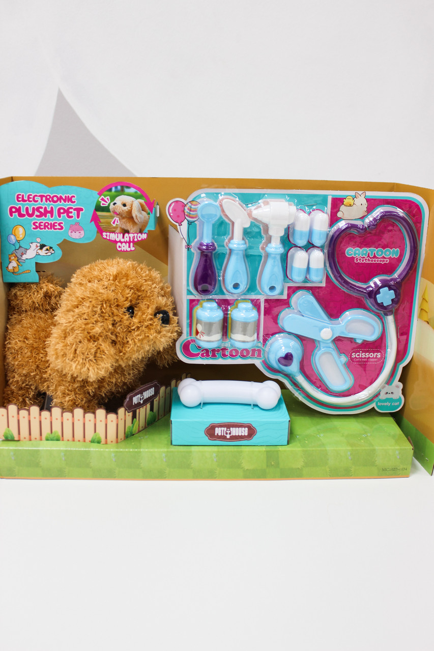 Ігровий набір ветеринара з песиком 1032 Plush Pet