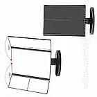 Косметичне дзеркало потрійне з підсвіткою, від USB, Чорний / Дзеркало для макіяжу / Дзеркало настільне, фото 5