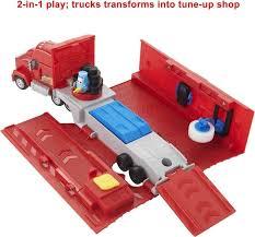 Машинка транспортер-трансформер 2 в 1 Мак МакКвін Тачки Disney Pixar Cars Mack Mattel HDC75