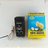 Тиристорний Терморегулятор ТРТ-1000 з датчиком для інкубаторів і брудерів (до 1 кВт)