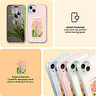 Чохол Spigen Cyrill UltraSheer MagSafe Tulips Yellow для iPhone 15, фото 2