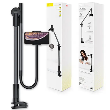 Гнучкий тримач телефону настільний для перегляду зйомки з поворотом на 360 градусів міцний Baseus