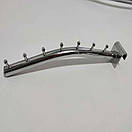 Флейта Кронштейн на Поперечину 7 штирів 30 см хромована труба, фото 3