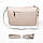 Жіноча шкіряна сумка 2041-9 l.beige.Купити жіночі сумки гуртом і в роздріб із натуральної шкіри в Україні, фото 5
