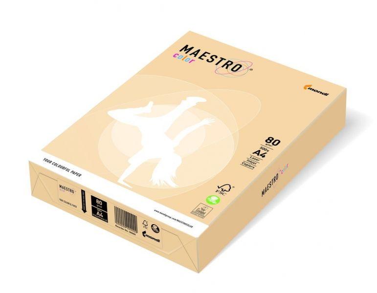 Папір А4/160 250арк MaestroColor Pastell CR20 Cream крем