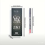 Набір матових олівців для губ Miss Demi Lip Liner Pencil, фото 3