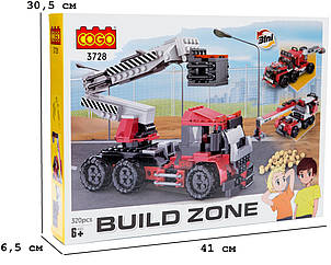 Конструктор Будівництво (320 елм.) 3в1 Підйомник / COGO  3728