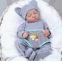 Куклы реборн пупсы для девочек виниловые, реборны реалистичные с нарядами и аксессуарами ручная работа мальчик