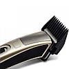 Машинка для стрижки волосся та бороди 2в1 Gemei GM-657 / Тример для сухого та вологого гоління, фото 4