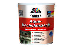Аква-емаль DUFA  AQUA-HOCHGLANZLACK (ДЮФА) 2.5л глянцева біла