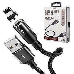Шнур для зарядки USB - Lightning, 1,2м, 3A, Remax RC-102i / Магнітна зарядка для телефону