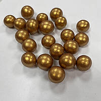 Рисові кульки (кріпси) в молочному шоколаді золоті 12-15 мм 50 гр