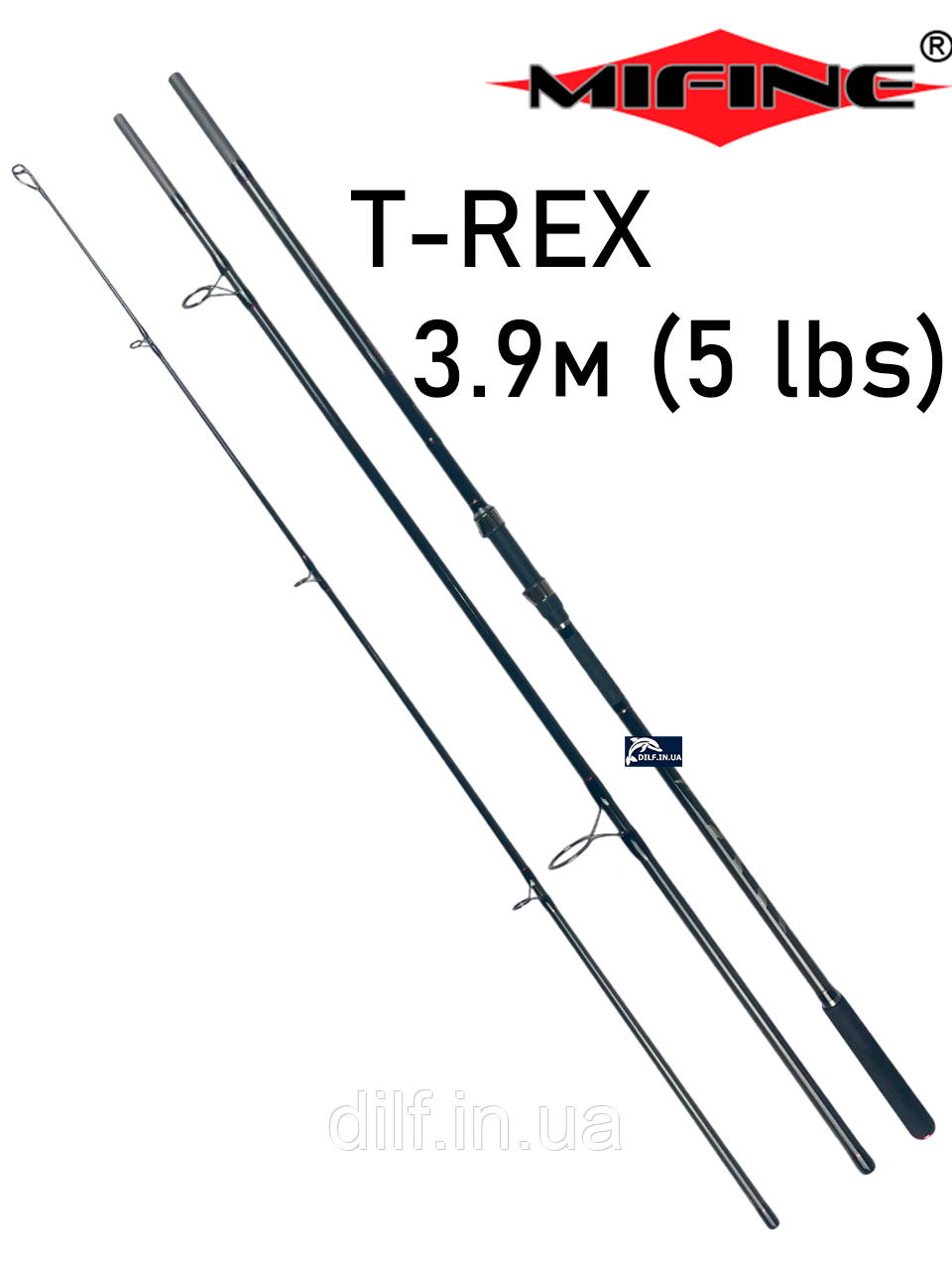 Вудилще Mifine T-REX Carp Fighter 3.9м (5 lbs) коропове, сподове (50мм перше кільце)