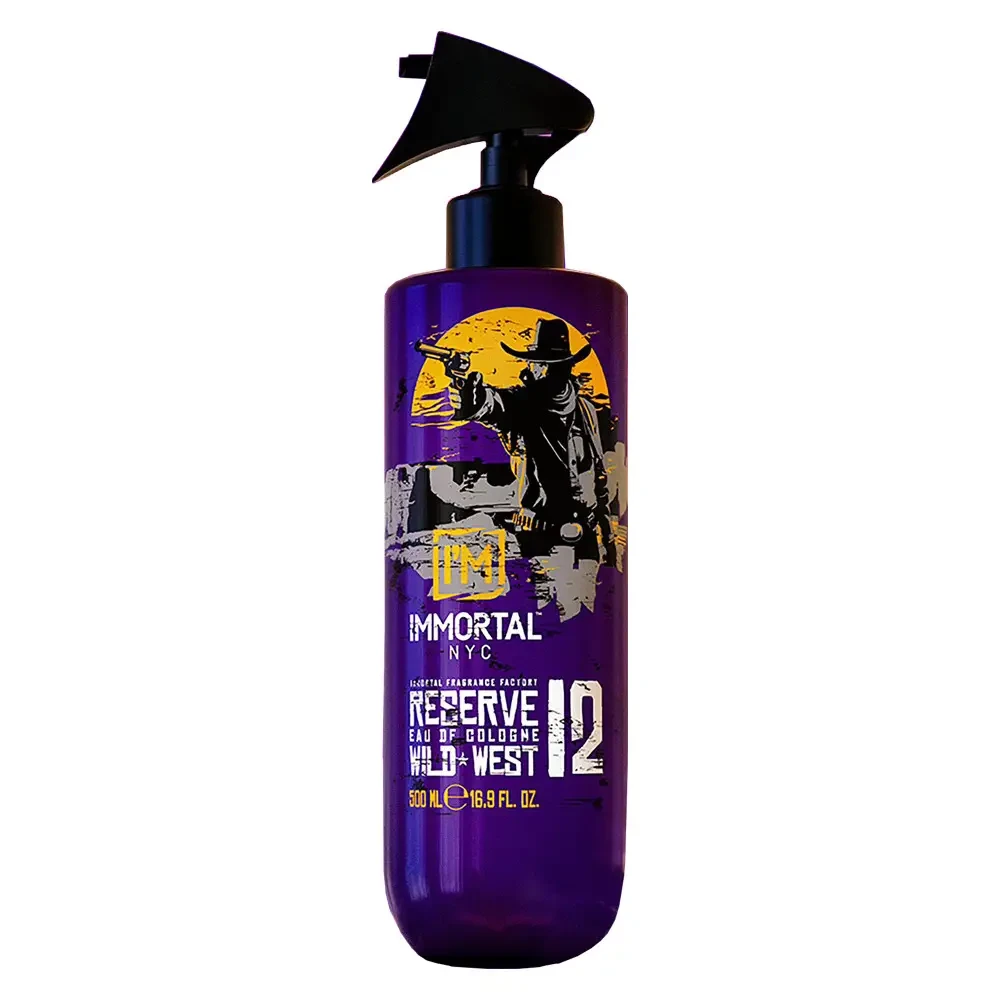 Одеколон після гоління Immortal NYC 12 Wild West Reserve Eau De Cologne 500 мл NYC-106