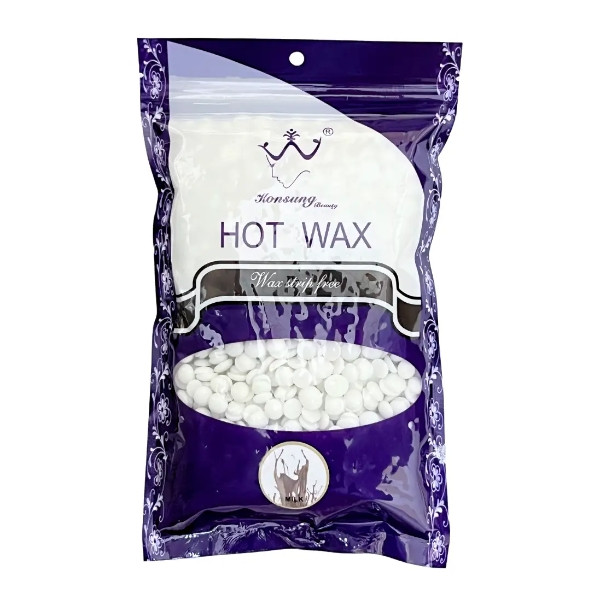 Віск у гранулах для воскоплаву 500гр Hot Wax Білий, фото 1