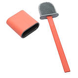 Щітка для унітазу силіконова Liquid Toilet Brush Помаранчева, фото 5