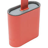 Щітка для унітазу силіконова Liquid Toilet Brush Помаранчева, фото 8