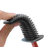 Щітка для унітазу силіконова Liquid Toilet Brush Помаранчева, фото 9