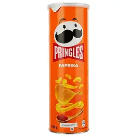 Чипси Pringles Paprika 165 г — смак паприки