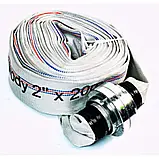 Шланг пожежний LEX 20 метрів з алюмінієвим конектором LXFH2-20MC, фото 4