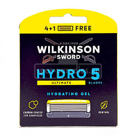 Змінні касети для гоління Wilkinson Sword Hydro 5 Ultimate (4+1 шт.) 02723