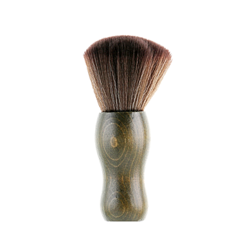 Щітка для змітання волосся Hots Professional Wood Midi Brown з ніжним ворсом (HP1210)