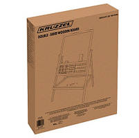 Мольберт дерев'яний двосторонній дитяча навчальна дошка для малювання, фото 10