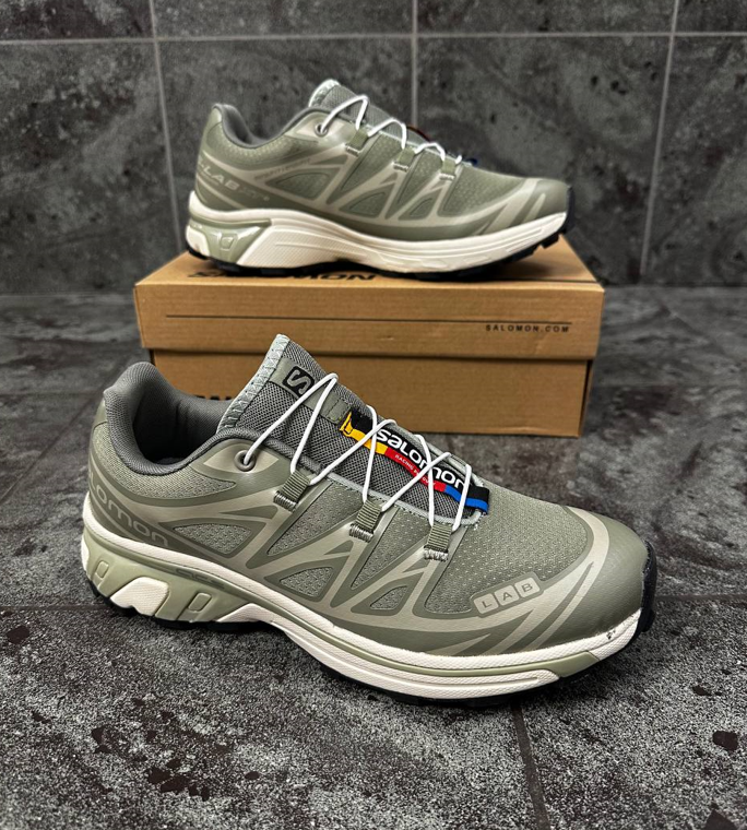 Чоловічі кросівки Salomon Lab XT-6 olive Khaki Саломон хт6 олива хакі текстиль весна осінь літо