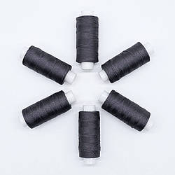 Нитки швейні 40 ЛШ / колір СІРИЙ (338) / 100% поліефір / замовлення від 1 бобіни