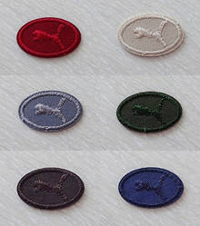 Термоаплікація спортивна овальна 30*20 мм колір в асортименті