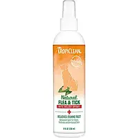 Спрей для собак і котів TropiClean Flea & Tick заспокійливий проти подразнення від укусів бліх і кліщів 236 мл