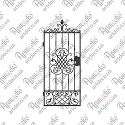 Кована хвіртка.2340х1000.(КД-20) КОМПЛЕКТ ЕЛЕМЕНТІВ