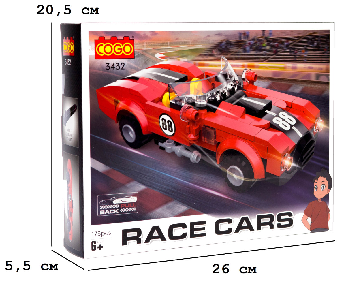Конструктор Автомобілі (173 елм.) Потужність / COGO   3432, фото 1