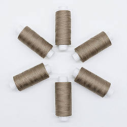 Нитки швейні 40 ЛШ / колір КАПУЧИНО (358) / 100% поліефір / замовлення від 1 бобіни