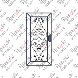 Кована хвіртка 1950х925 (КД-05) КОМПЛЕКТ ЕЛЕМЕНТІВ