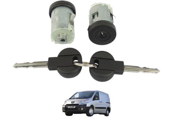 Личинка замку комплект 2 штуки Peugeot Expert 1 (3318-4) 2007-2016